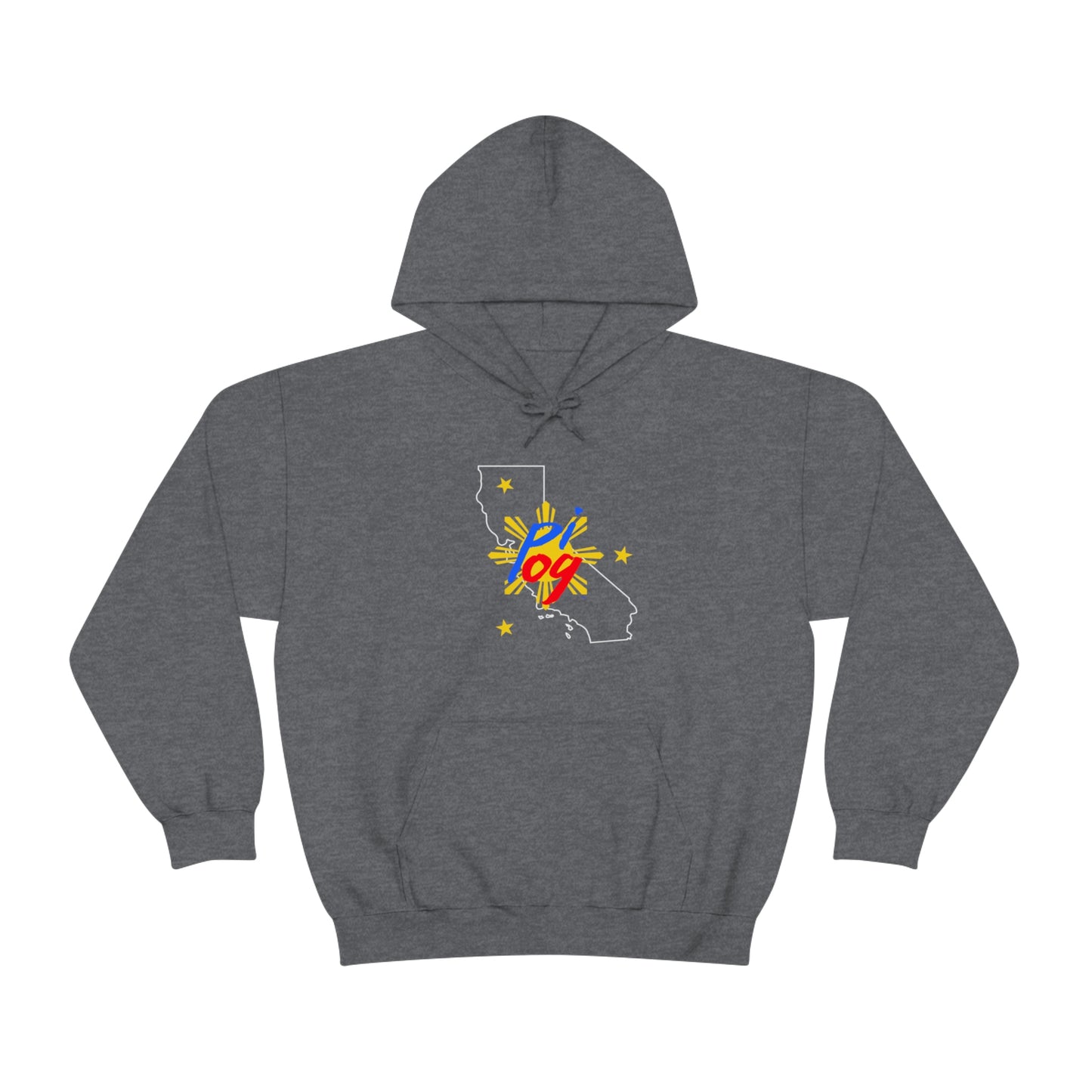 California PI OG (white border) - Unisex Heavy Blend Hooded Sweatshirt