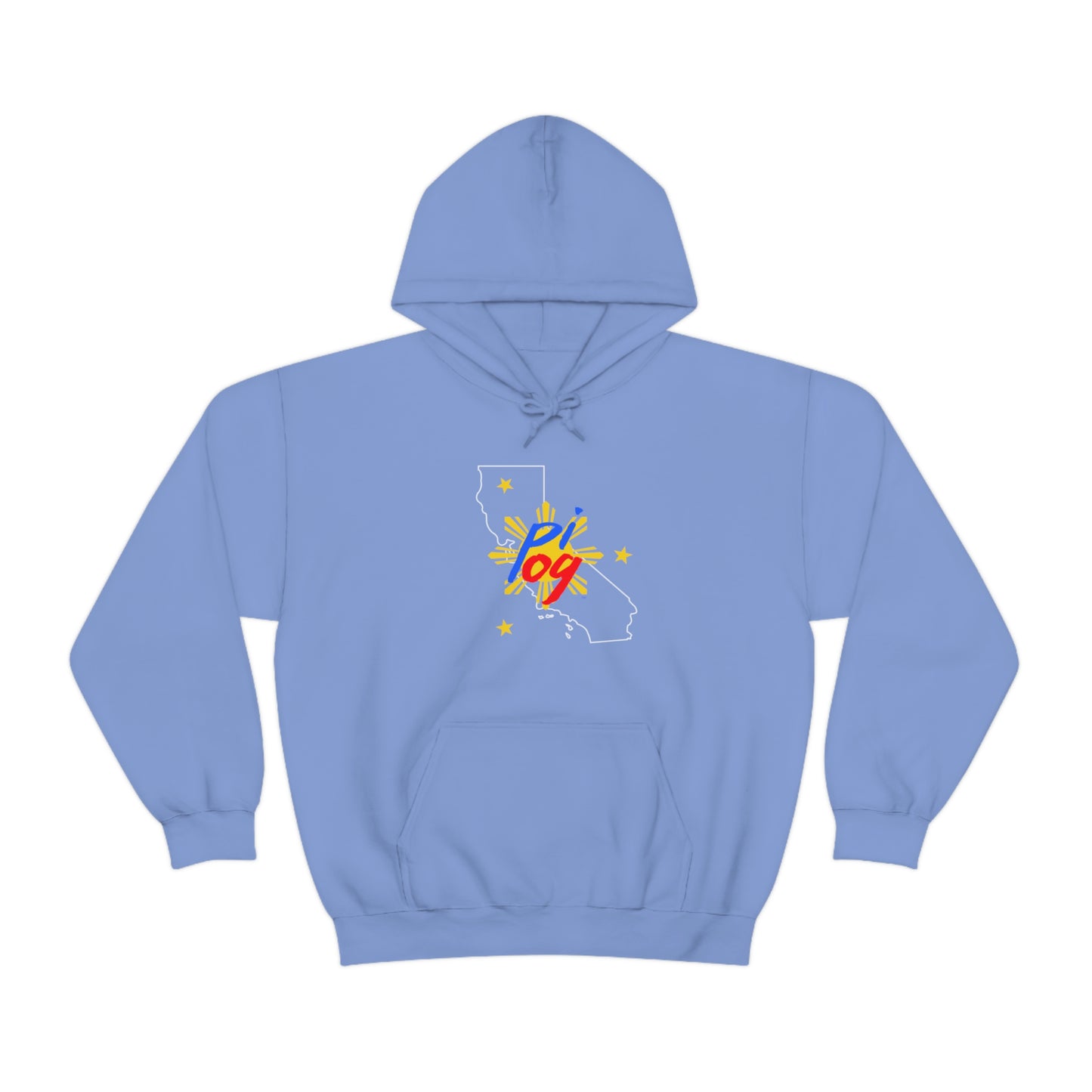 California PI OG (white border) - Unisex Heavy Blend Hooded Sweatshirt