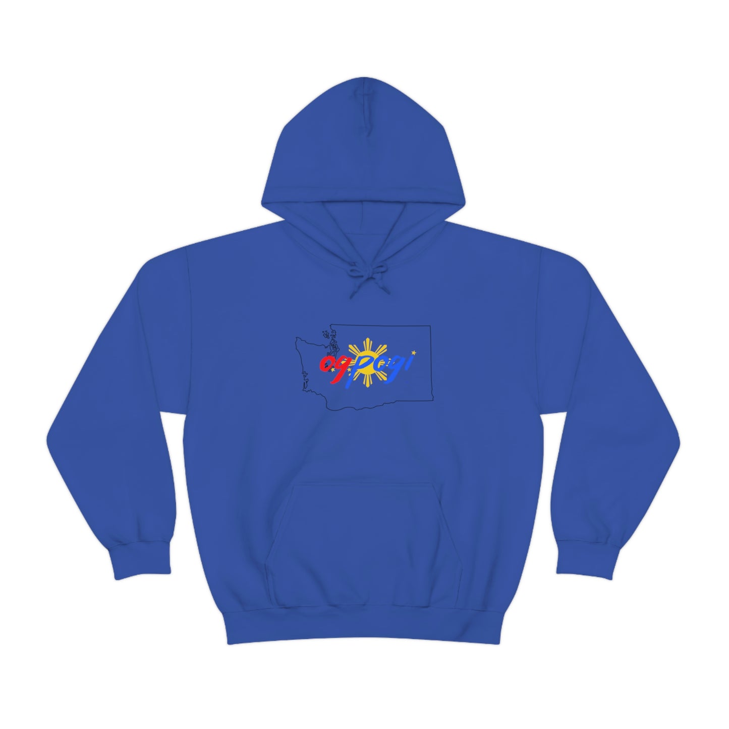 Washington OG Pogi (black border) - Unisex Heavy Blend Hooded Sweatshirt