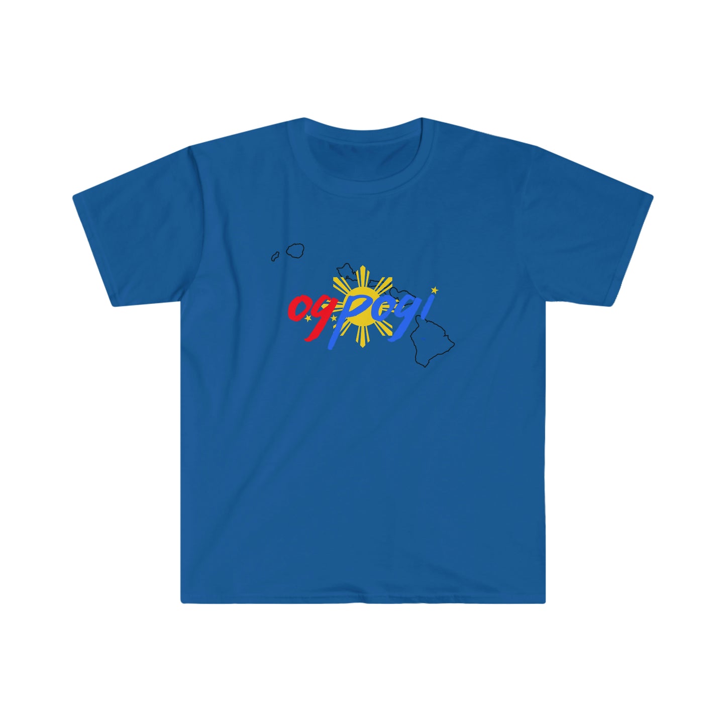 Hawaii OG Pogi (black border) - Unisex Softstyle T-Shirt