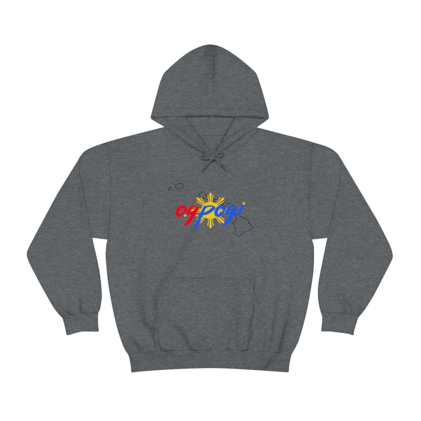 Hawaii OG Pogi (black border) - Unisex Heavy Blend Hooded Sweatshirt