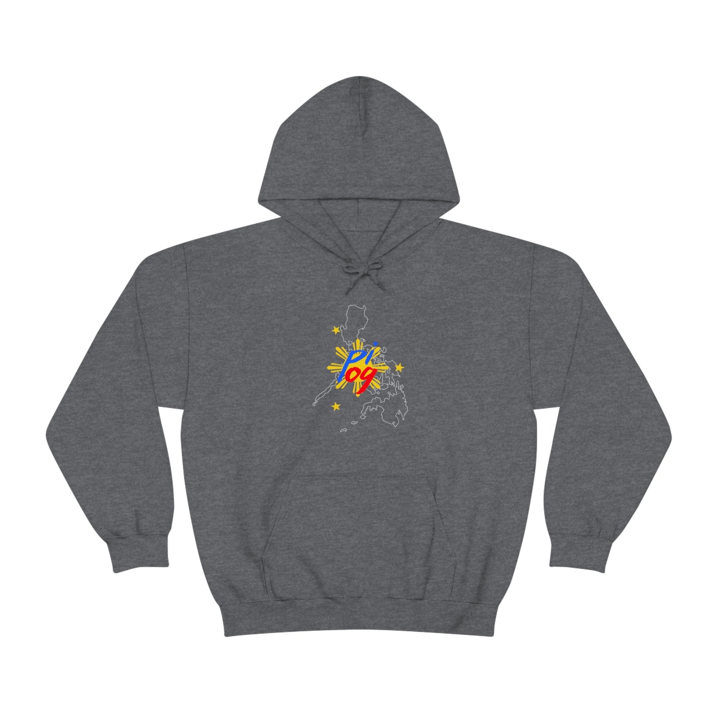 Philippines PI OG (white border) - Unisex Heavy Blend Hooded Sweatshirt