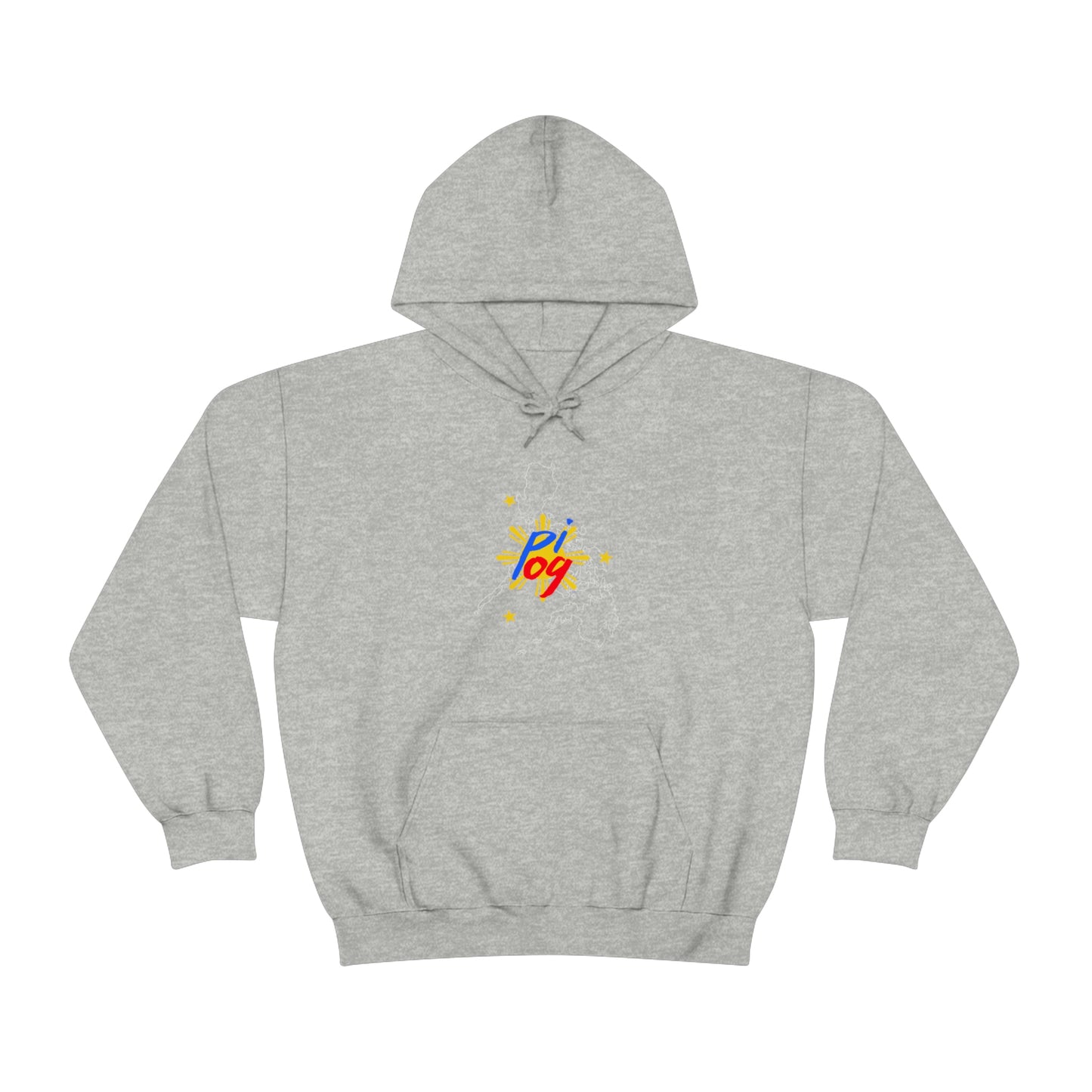 Philippines PI OG (white border) - Unisex Heavy Blend Hooded Sweatshirt