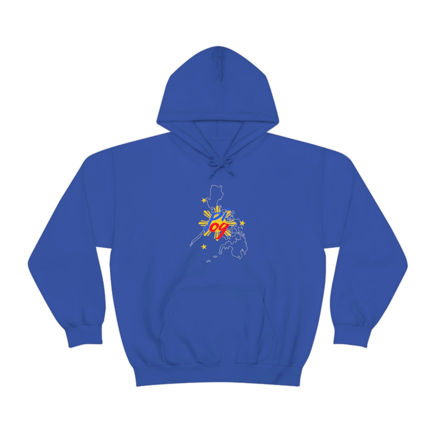 Philippines PI OG (white border) - Unisex Heavy Blend Hooded Sweatshirt