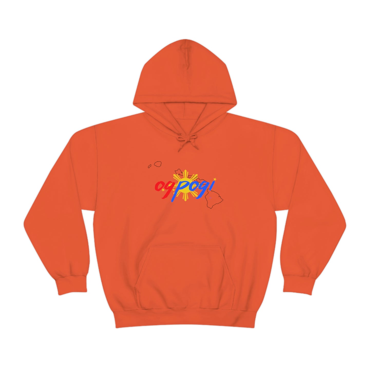 Hawaii OG Pogi (black border) - Unisex Heavy Blend Hooded Sweatshirt