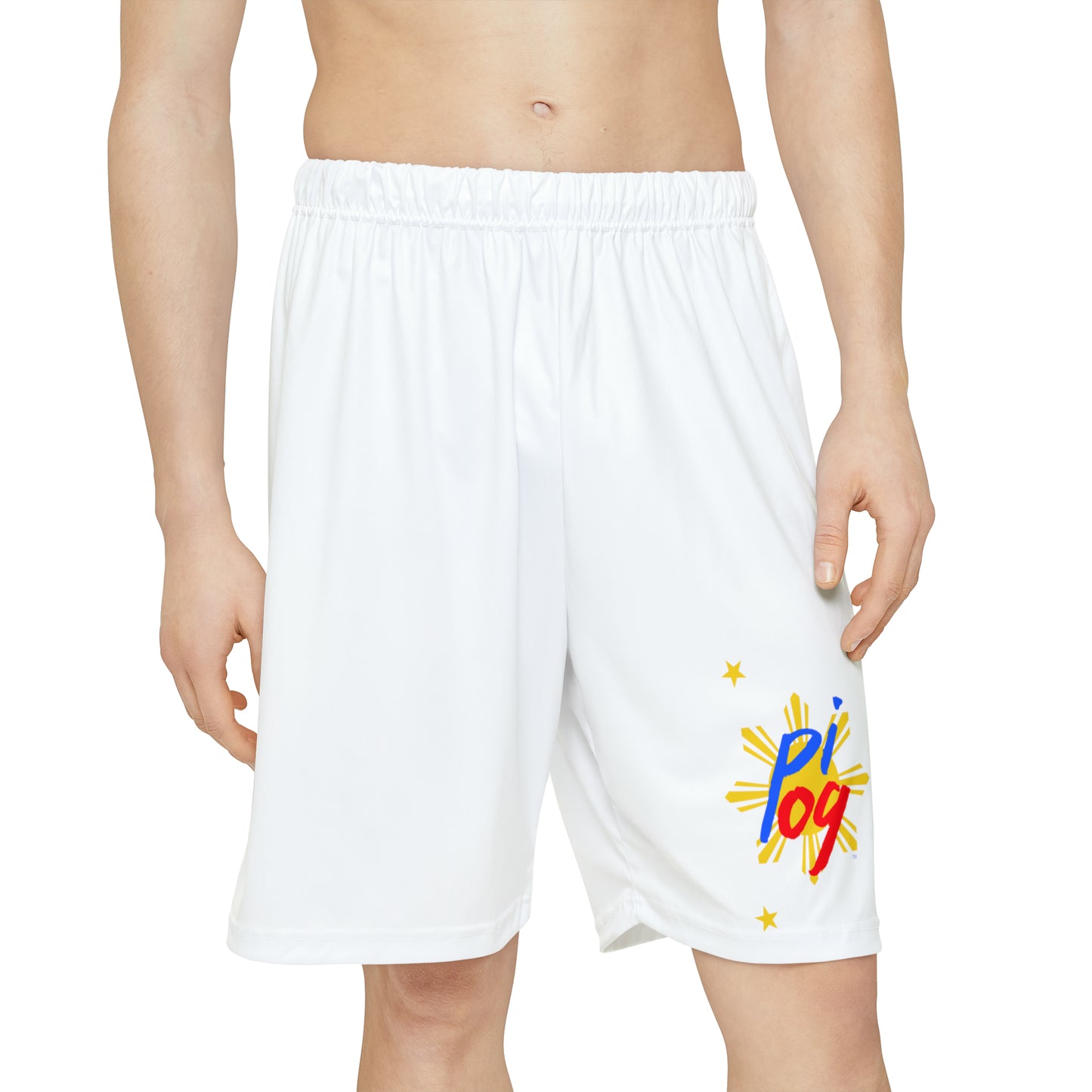 PI OG - Men’s Sports Shorts (White)