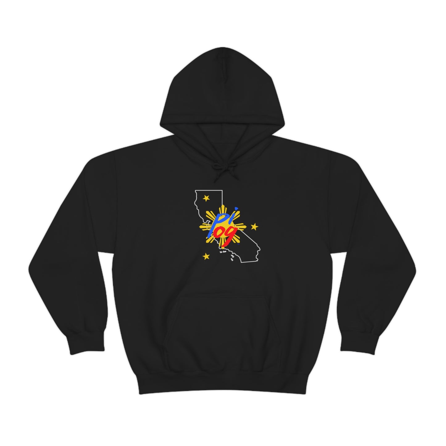 California PI OG (white border) - Unisex Heavy Blend Hooded Sweatshirt