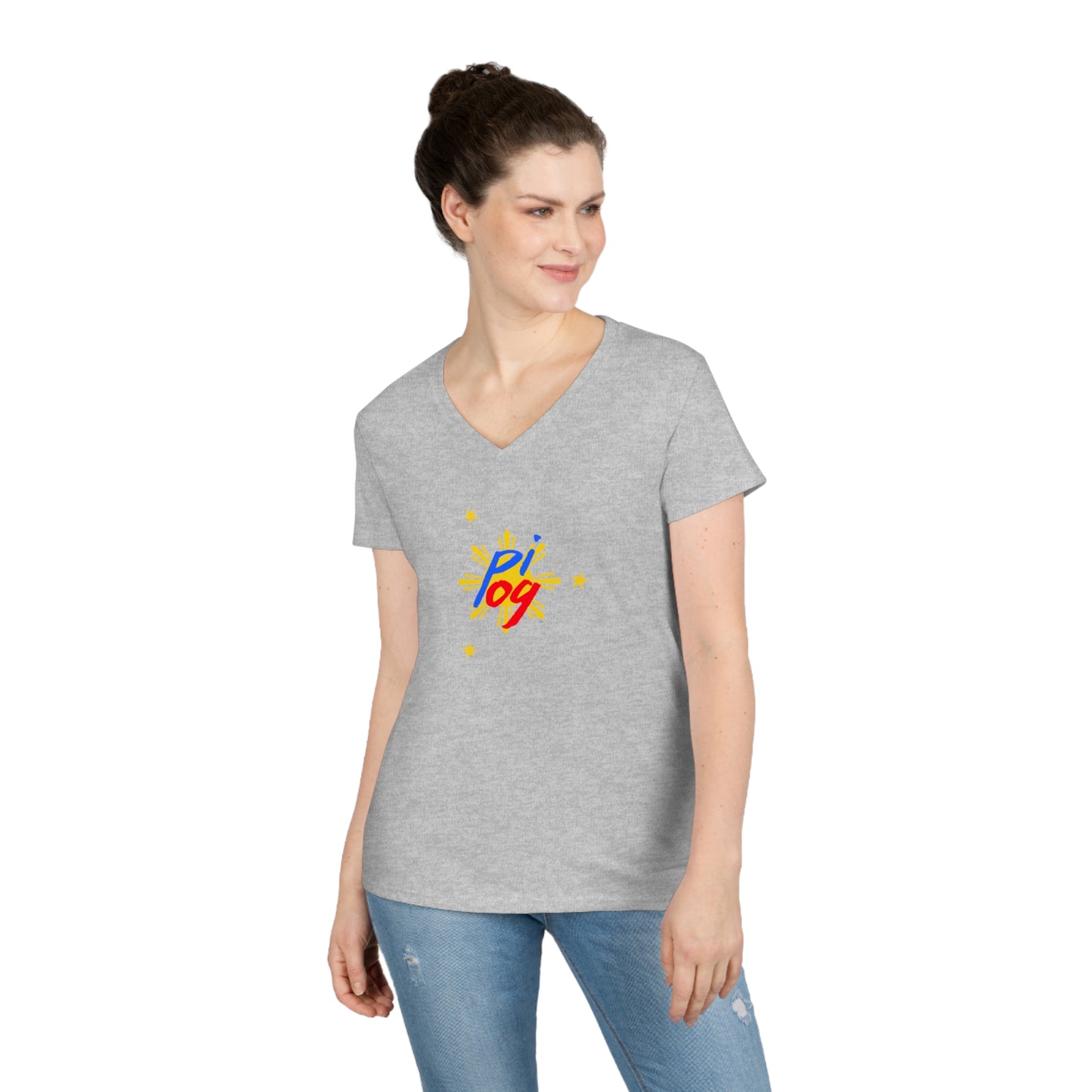 PI OG - Ladies' V-Neck T-Shirt