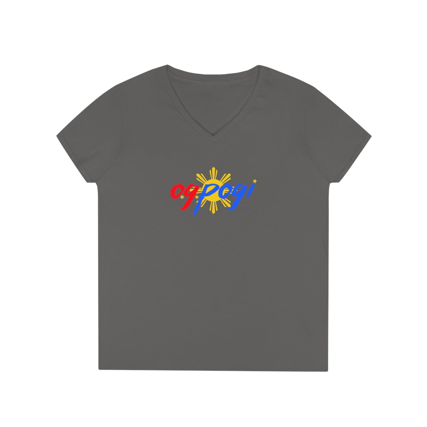 OG Pogi - Ladies' V-Neck T-Shirt