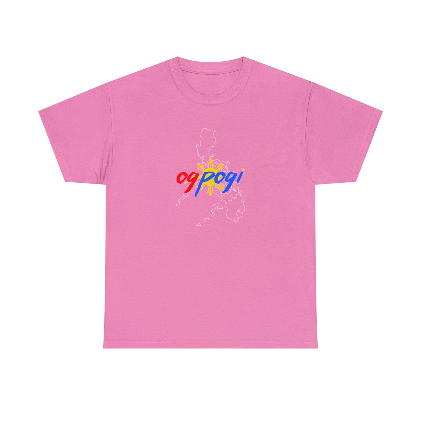 Philippines OG Pogi (white border) - Unisex Heavy Cotton Tee