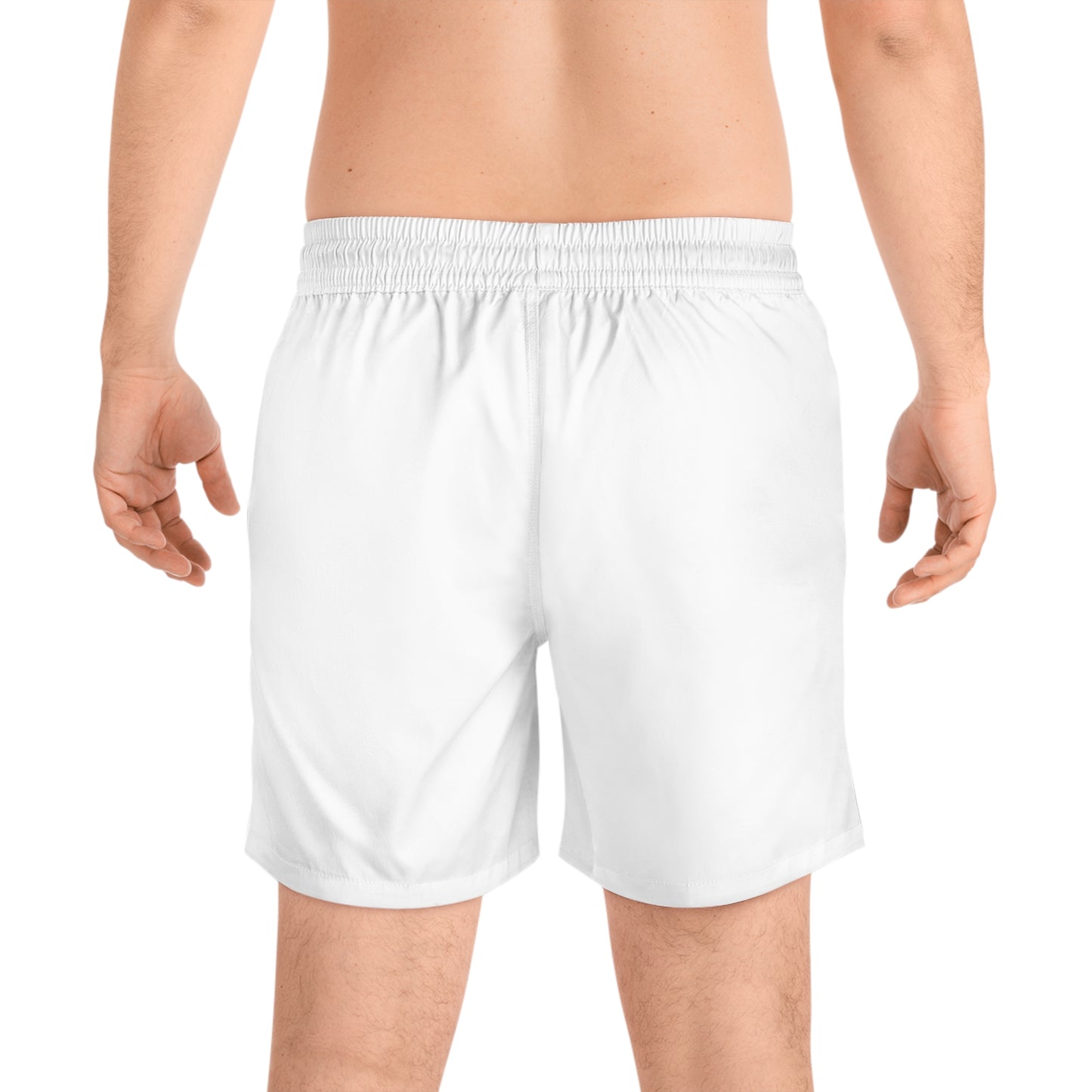 OG Pogi - Men's Mid-Length Swim Shorts (White)