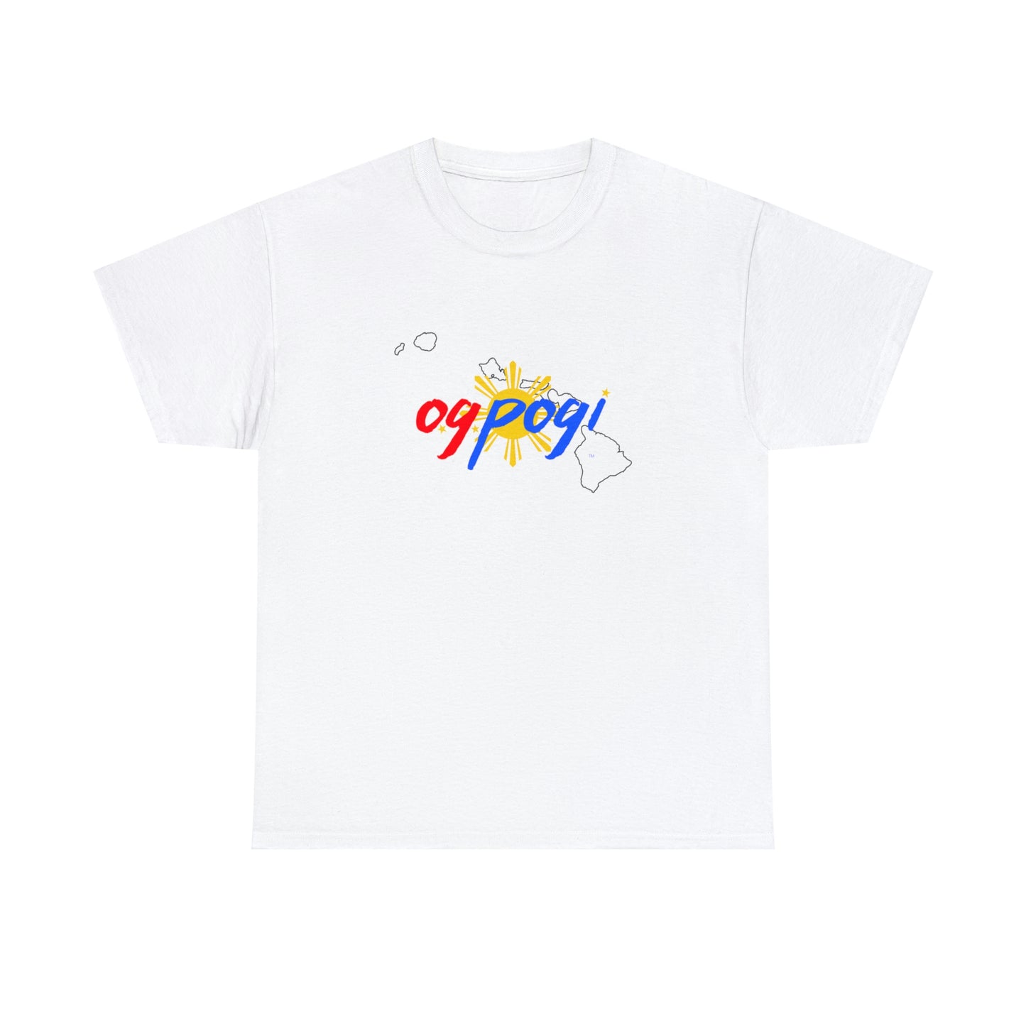 Hawaii OG Pogi (black border) - Unisex Heavy Cotton Tee