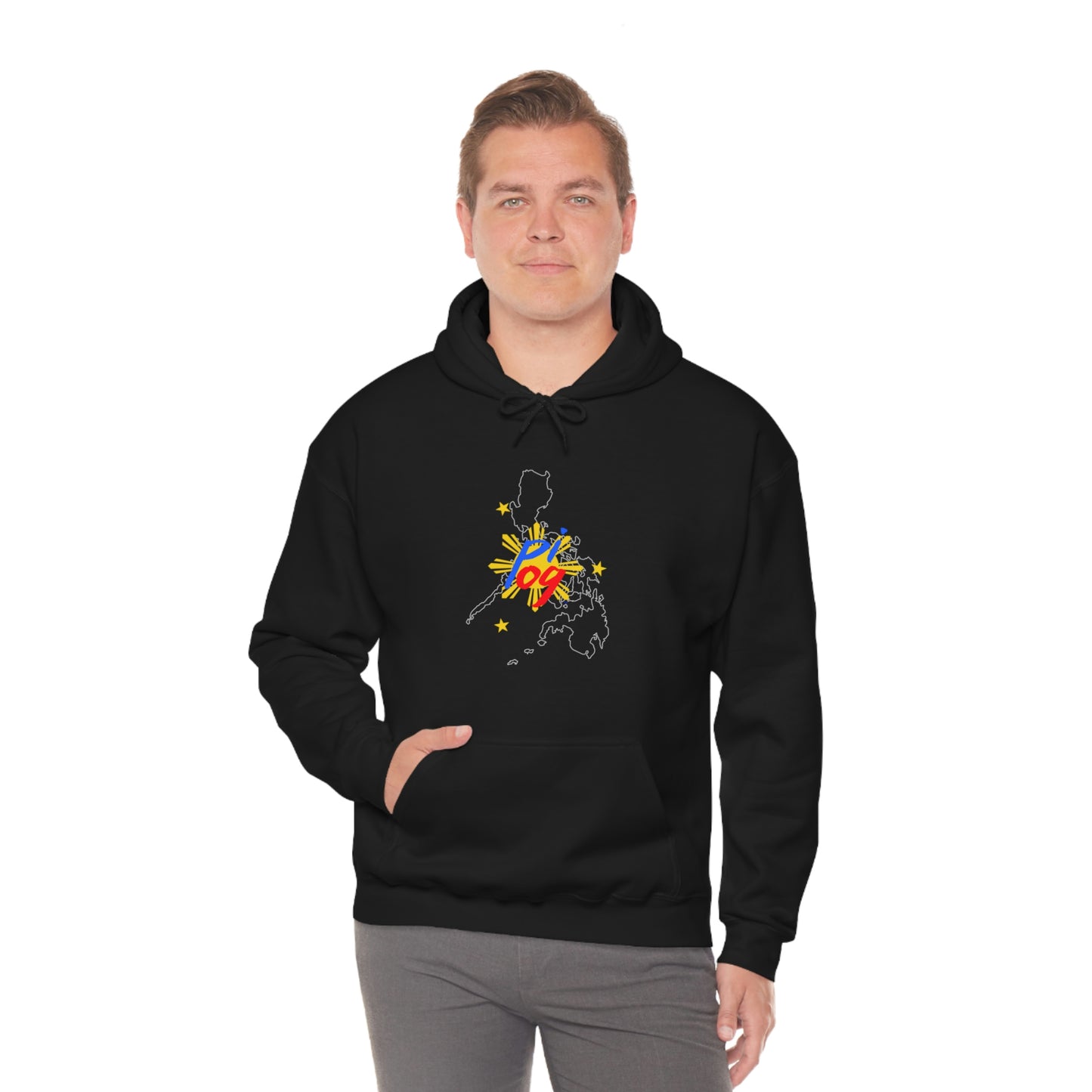 Philippines PI OG (white border) - Unisex Heavy Blend Hooded Sweatshirt